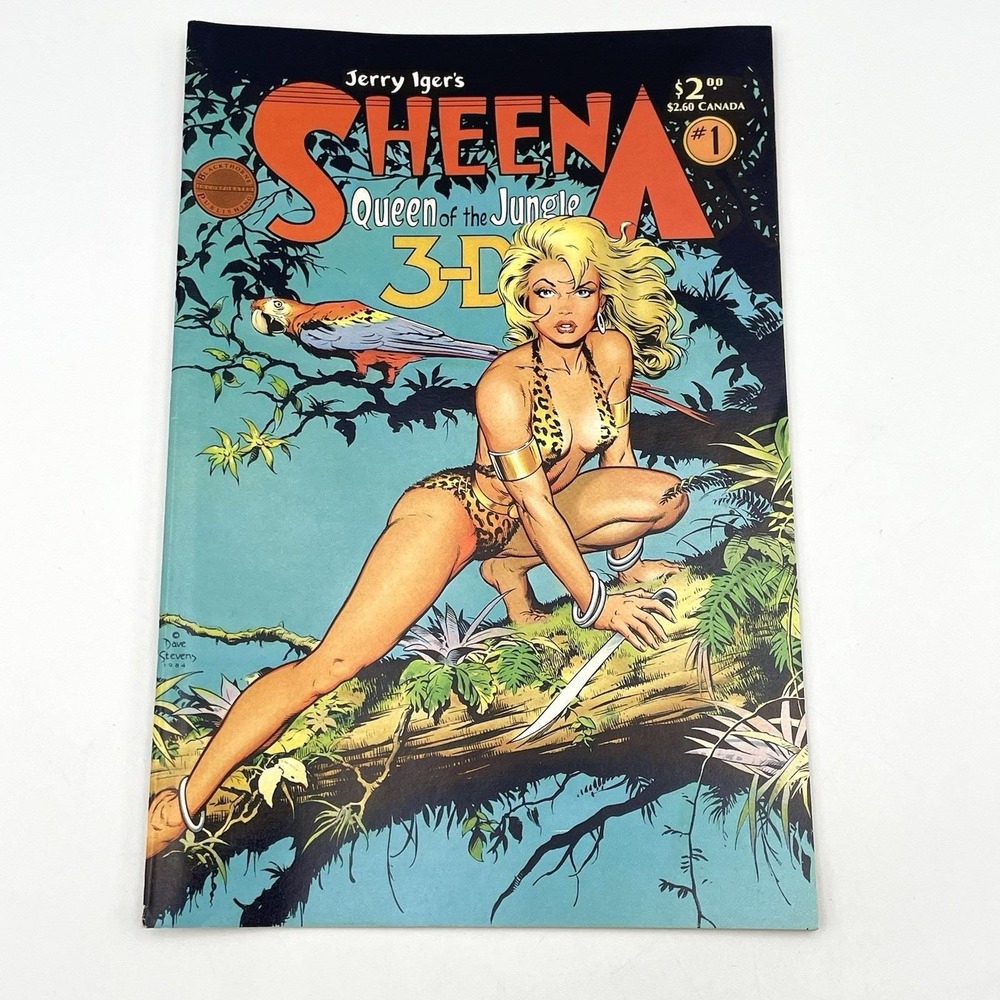 Vintage 1985 Sheena Queen Of The Jungle 3-D Special #1 Blackthorne Comic